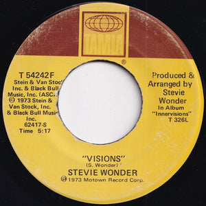Stevie Wonder - Living For The City / Visions (7 inch Record / Used)
