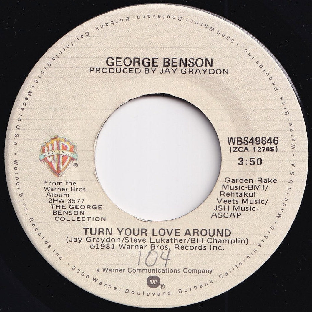 George Benson - Turn Your Love Around / Nature Boy (7 inch Record / Used)
