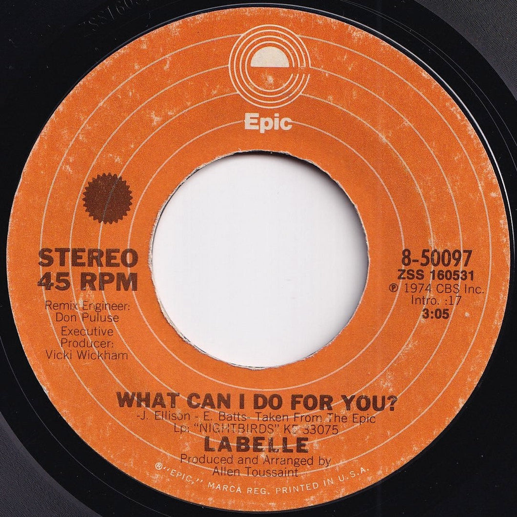 LaBelle - What Can I Do For You? / Nightbird (7 inch Record / Used)
