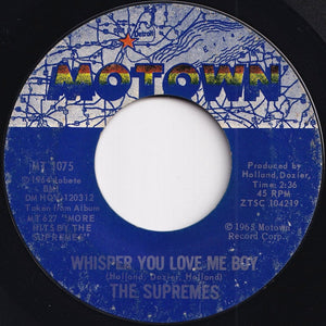 Supremes - Back In My Arms Again / Whisper You Love Me Boy (7 inch Record / Used)