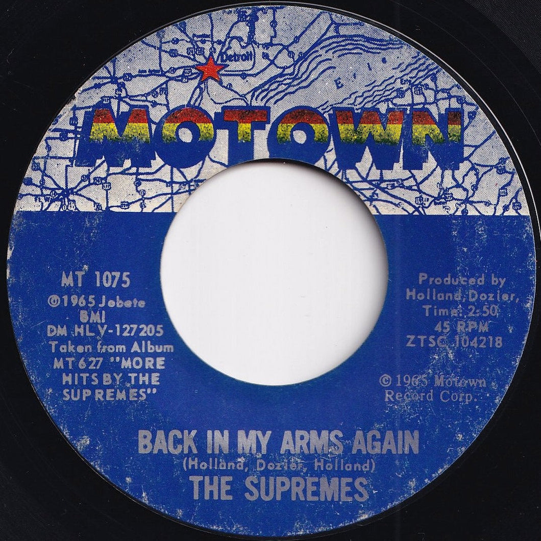 Supremes - Back In My Arms Again / Whisper You Love Me Boy (7 inch Record / Used)