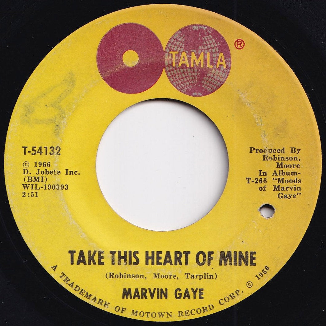 Marvin Gaye - Take This Heart Of Mine / Need Your Lovin (7 inch Record / Used)