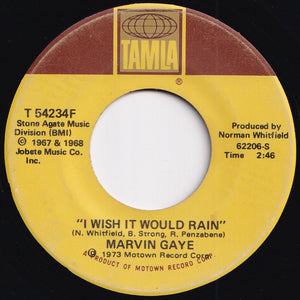 Marvin Gaye - Let's Get It On / I Wish It Would Rain (7 inch Record / Used)