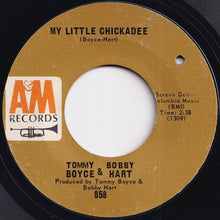 Load image into Gallery viewer, Tommy Boyce &amp; Bobby Hart - Out &amp; About / My Little Chickadee (7 inch Record / Used)
