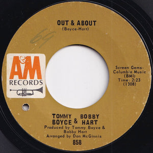 Tommy Boyce & Bobby Hart - Out & About / My Little Chickadee (7 inch Record / Used)