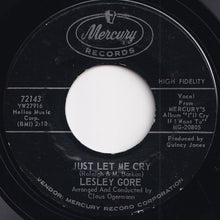 画像をギャラリービューアに読み込む, Lesley Gore - Judy&#39;s Turn To Cry / Just Let Me Cry (7 inch Record / Used)
