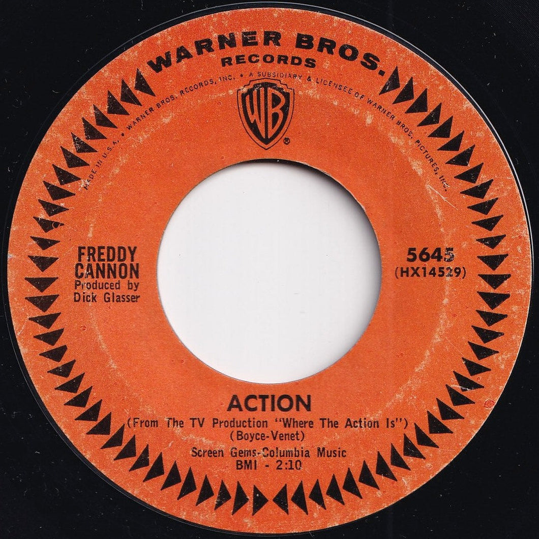Freddy Cannon - Action / Beachwood City (7 inch Record / Used)