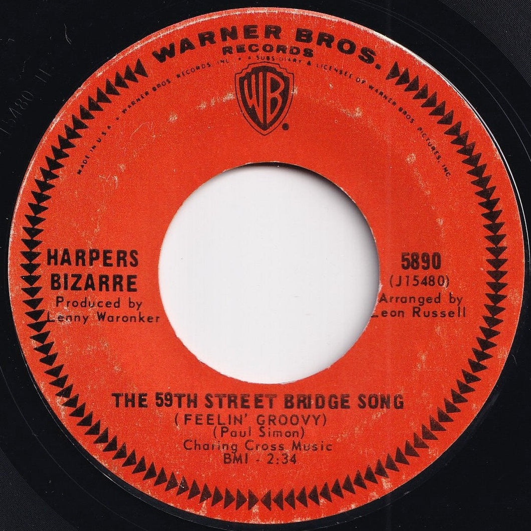 Harpers Bizarre - The 59th Street Bridge Song (Feelin' Groovy) / Lost My Love Today (7 inch Record / Used)