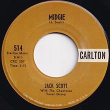 画像をギャラリービューアに読み込む, Jack Scott - The Way I Walk / Midgie (7 inch Record / Used)
