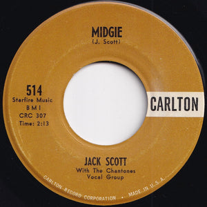 Jack Scott - The Way I Walk / Midgie (7 inch Record / Used)