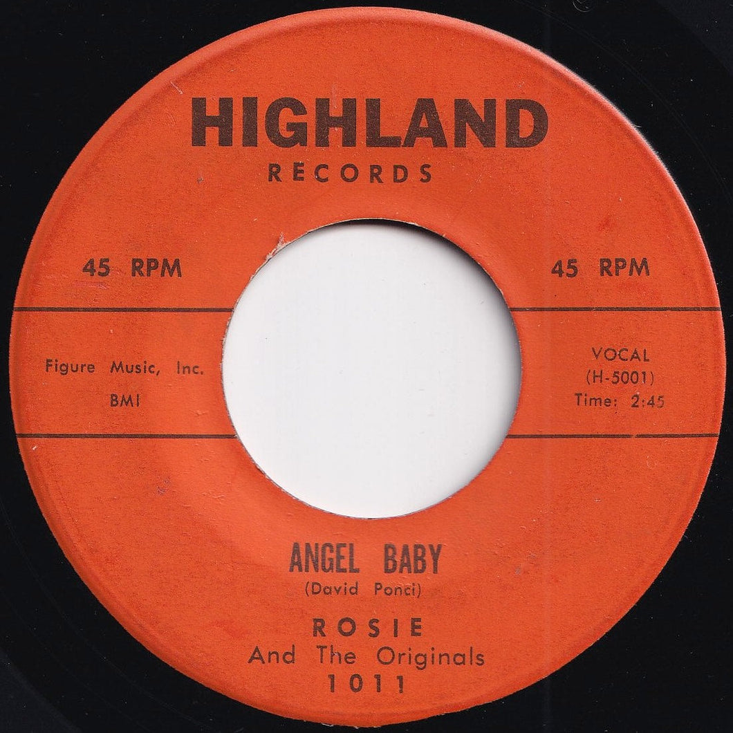 Rosie And The Originals - Angel Baby / Give Me Love (7 inch Record / Used)