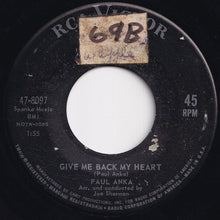 画像をギャラリービューアに読み込む, Paul Anka - Eso Beso (That Kiss!) / Give Me Back My Heart (7 inch Record / Used)
