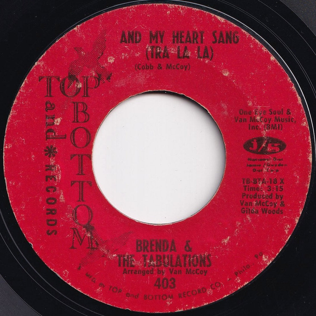 Brenda & The Tabulations - And My Heart Sang (Tra La La) / Lies Lies Lies (7 inch Record / Used)