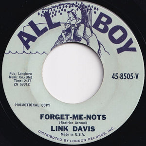 Link Davis - Little Red Boat / Forget-Me-Nots (7 inch Record / Used)
