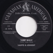 画像をギャラリービューアに読み込む, Santo &amp; Johnny - Sleep Walk / All Night Diner (7 inch Record / Used)
