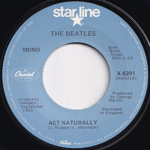 Beatles - Yesterday / Act Naturally (7 inch Record / Used)