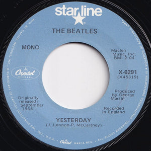 Beatles - Yesterday / Act Naturally (7 inch Record / Used)