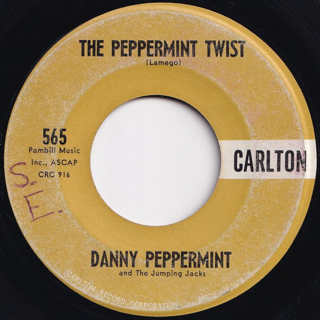 Danny Peppermint - The Peppermint Twist / Somebody Else Is Taking My Place (7 inch Record / Used)
