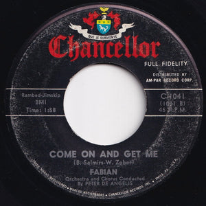 Fabian - Got The Feeling / Come On And Get Me (7 inch Record / Used)