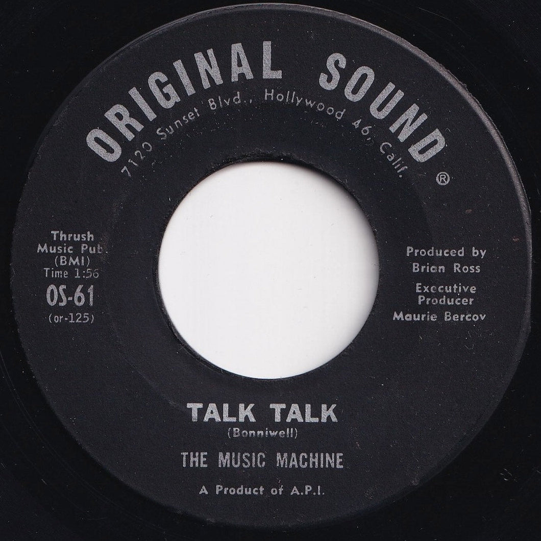 Music Machine - Talk Talk / Come On In (7 inch Record / Used)