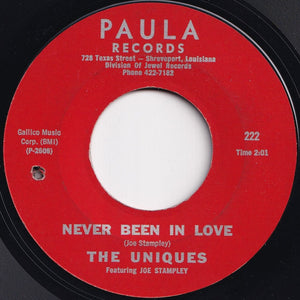 Uniques - Too Good To Be True / Never Been In Love (7 inch Record / Used)