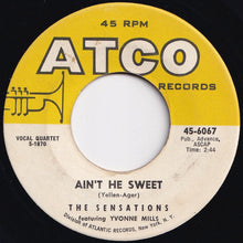 Load image into Gallery viewer, Sensations - Please Mr. Disc Jockey / Ain&#39;t He Sweet (7 inch Record / Used)
