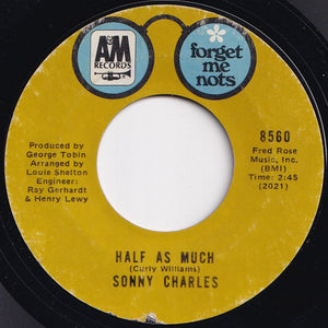 Sonny Charles - Black Pearl / Half As Much (7 inch Record / Used)