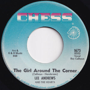 Lee Andrews And The Hearts - Teardrops / The Girl Around The Corner (7 inch Record / Used)