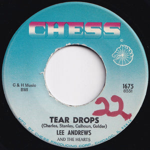 Lee Andrews And The Hearts - Teardrops / The Girl Around The Corner (7 inch Record / Used)