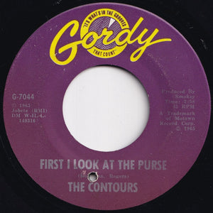 Contours - First I Look At The Purse / Searching For A Girl (7 inch Record / Used)