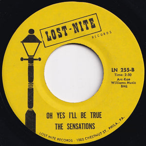 Sensations - Let Me In / Oh Yes I'll Be True (7 inch Record / Used)