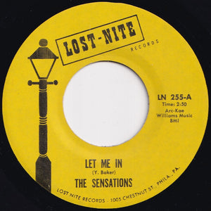 Sensations - Let Me In / Oh Yes I'll Be True (7 inch Record / Used)