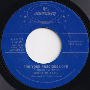 Jerry Butler - Moon River / For Your Precious Love (7 inch Record / Used)