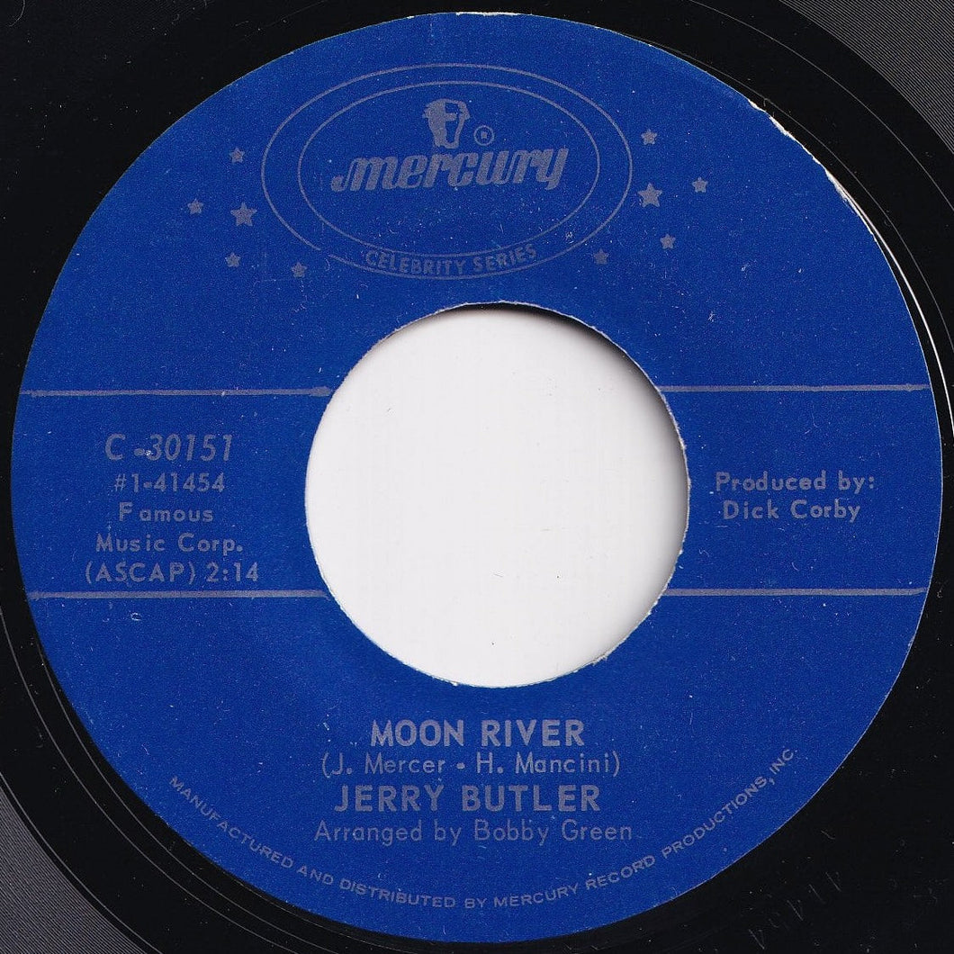 Jerry Butler - Moon River / For Your Precious Love (7 inch Record / Used)