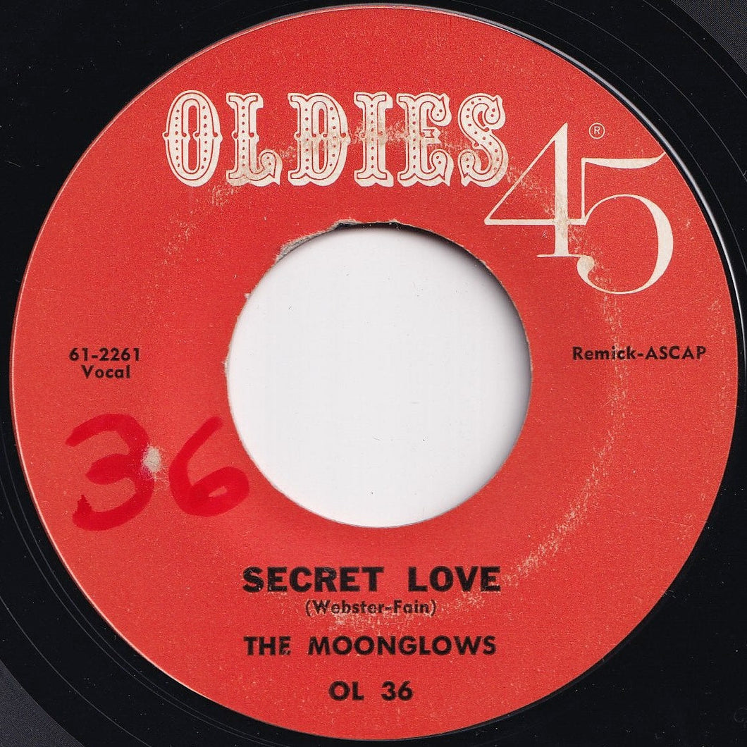 Moonglows - Secret Love / Real Gone Mama (7 inch Record / Used)