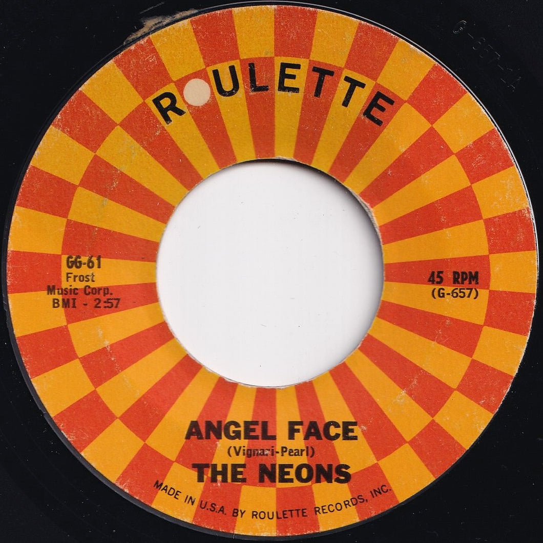 Neons / The Carousels - Angel Face / You Can Come If You Want To (7 inch Record / Used)