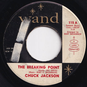 Chuck Jackson - The Breaking Point / My Willow Tree (7 inch Record / Used)