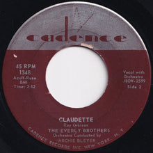 画像をギャラリービューアに読み込む, Everly Brothers - All I Have To Do Is Dream / Claudette (7 inch Record / Used)
