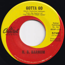 画像をギャラリービューアに読み込む, H.B. Barnum - Gotta Go / Nobody Wants To Hear Nobody's Troubles (7 inch Record / Used)
