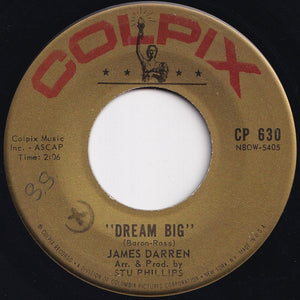 James Darren - Conscience / Dream Big (7 inch Record / Used)