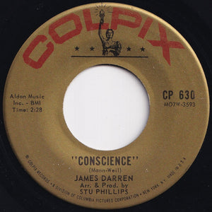 James Darren - Conscience / Dream Big (7 inch Record / Used)