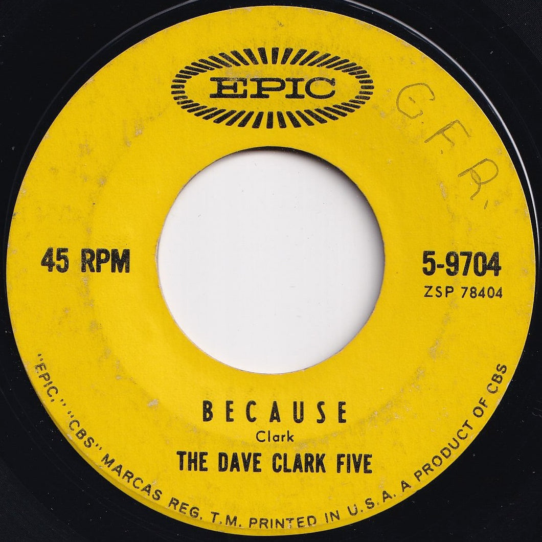 Dave Clark Five - Because / Theme Without A Name (7 inch Record / Used)