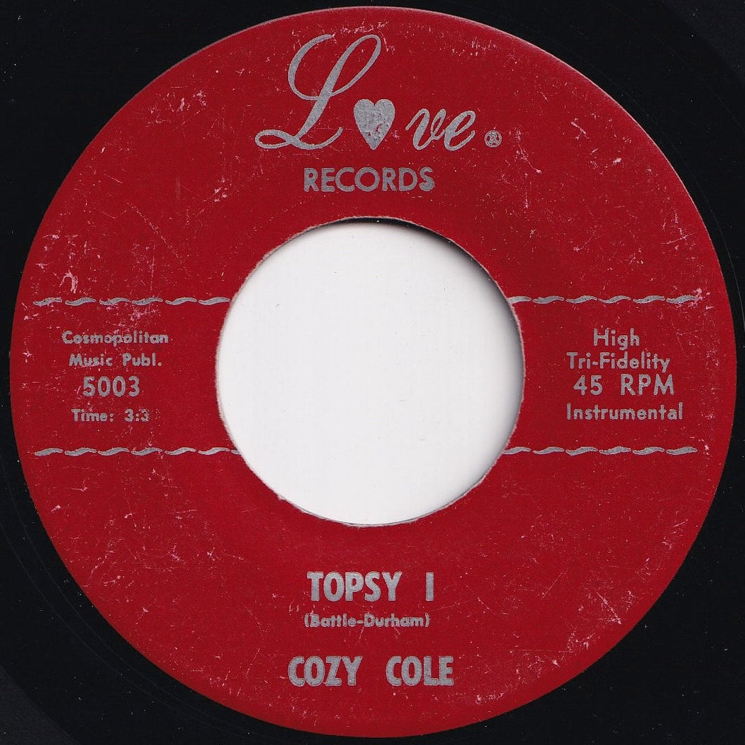 Cozy Cole - Topsy (Part 1) / (Part 2) (7 inch Record / Used)