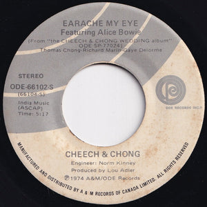 Cheech & Chong - Earache My Eye / Turn That Thing Down (7 inch Record / Used)