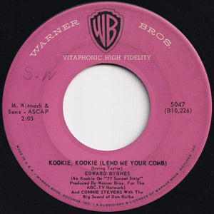 Edward Byrnes - Kookie, Kookie (Lend Me Your Comb) / You're The Top (7 inch Record / Used)