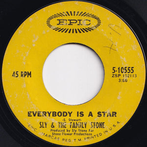 Sly & The Family Stone - Thank You (Falettinme Be Mice Elf Agin) / Everybody Is A Star (7 inch Record / Used)