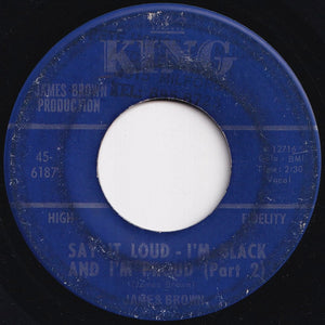 James Brown - Say It Loud - I'm Black And I'm Proud (Part 1) / (Part 2) (7 inch Record / Used)