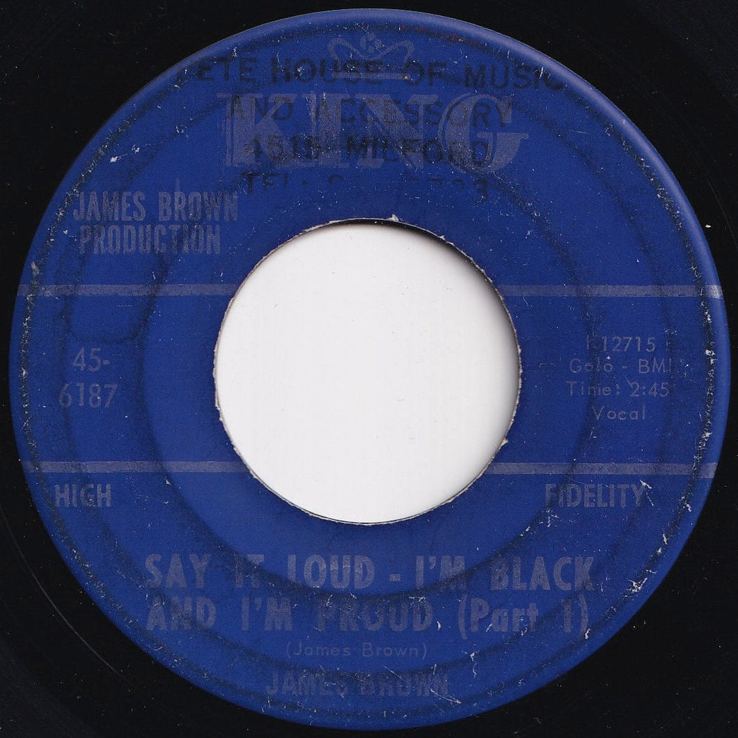 James Brown - Say It Loud - I'm Black And I'm Proud (Part 1) / (Part 2) (7 inch Record / Used)