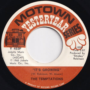 Temptations - It's Growing / Since I Lost My Baby (7 inch Record / Used)