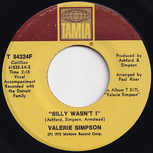 Valerie Simpson - Silly Wasn't I / I Believe I'm Gonna Take This Ride (7 inch Record / Used)